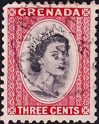 Гренада 1954 год .Queen Elizabeth II . (2)